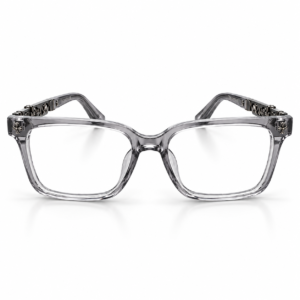 عینک Chrome Hearts فریم شفاف دودی - Image 2